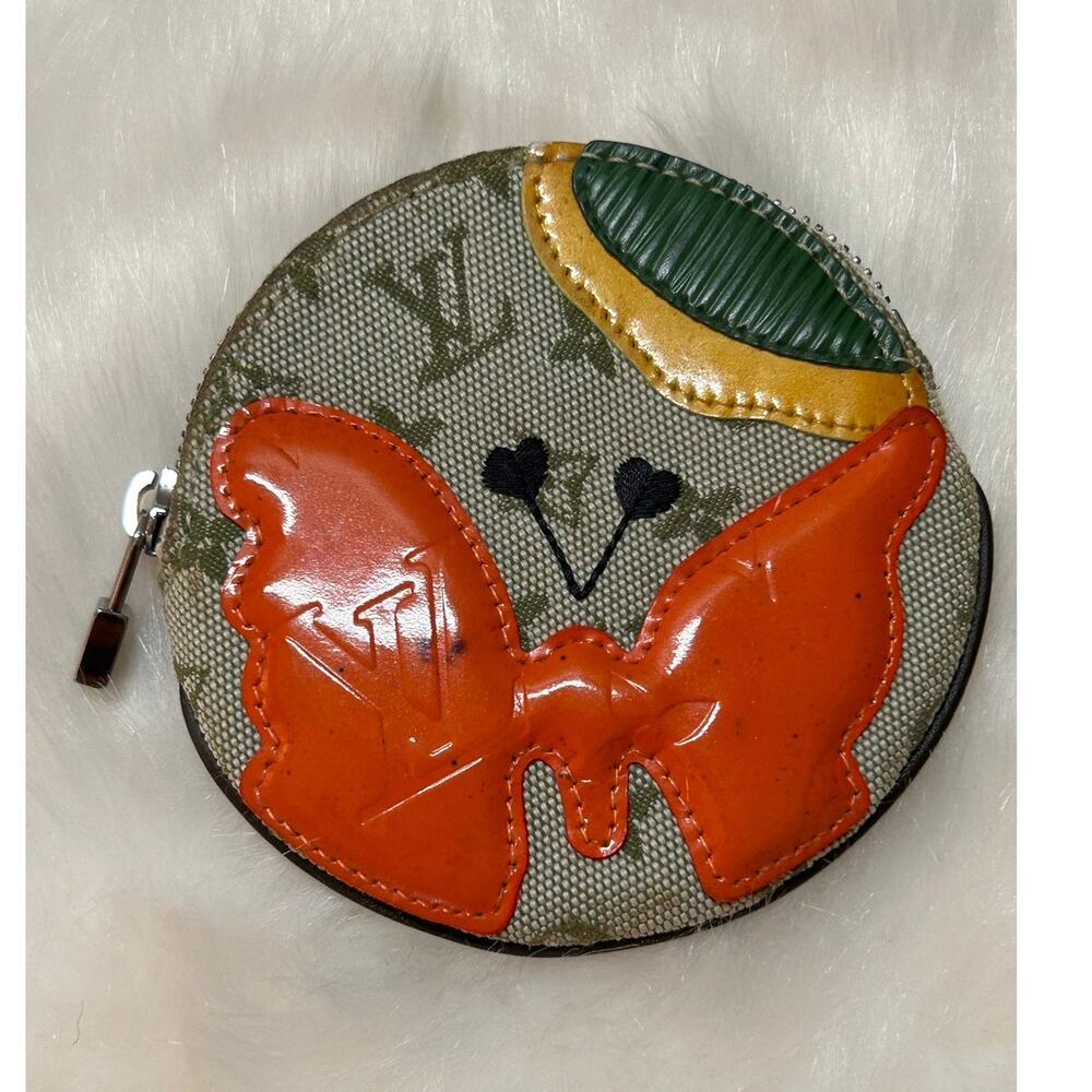 Vintage Louis Vuitton Conte De Fees Monogram Mini Butterfly Coin Purse MI0052